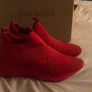 Cryson Red Steve  madden casual shoes